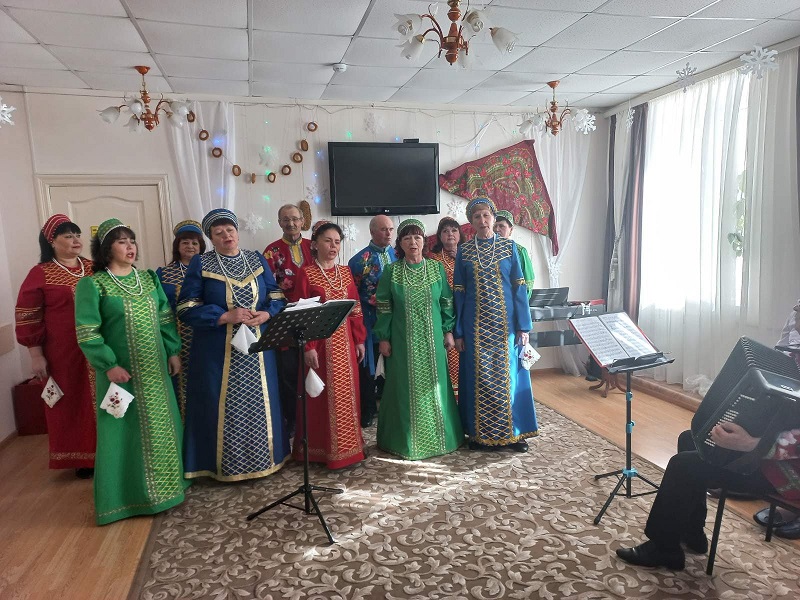 Выступление хора